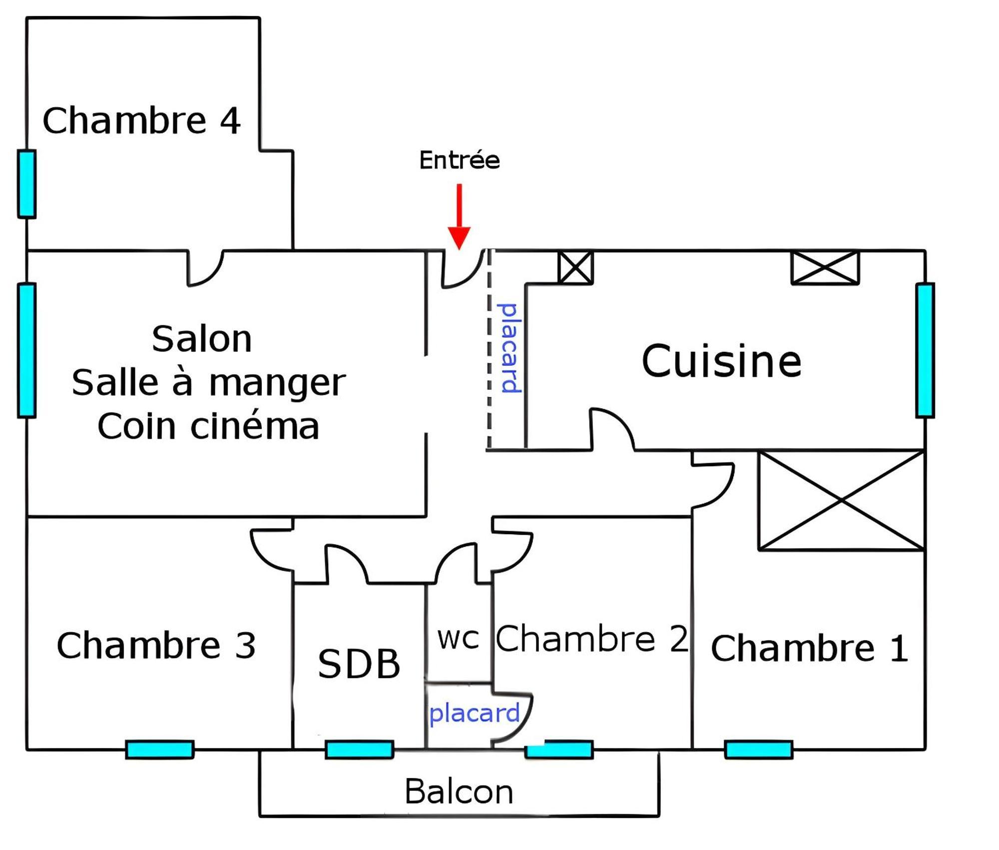 Chambre En Colocation Fille, Proche Mer, Climatisation ตูลง ภายนอก รูปภาพ